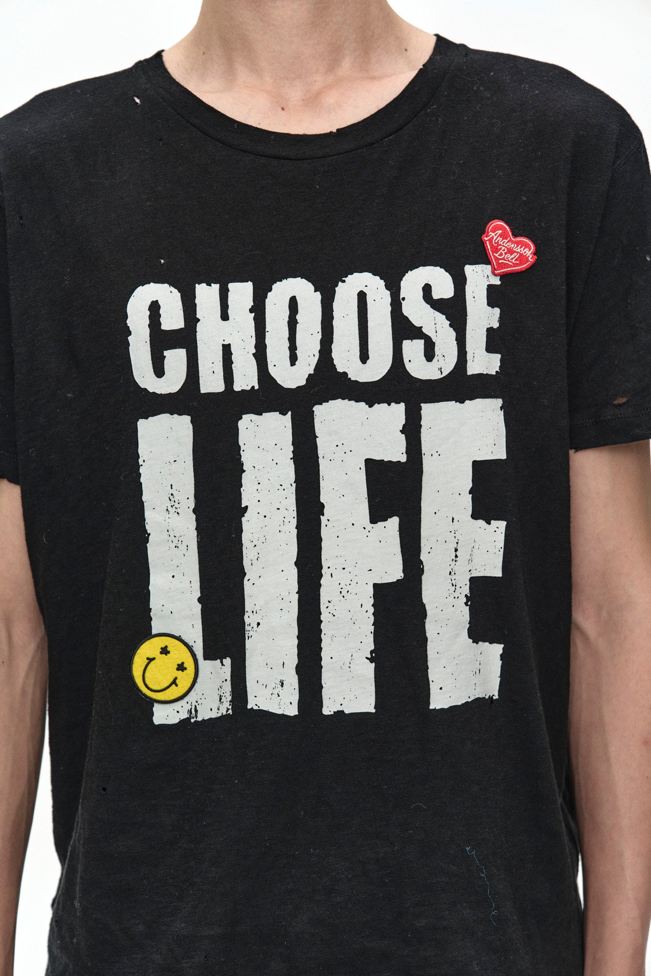 Andersson Bell - (essential) Unisex Choose Life T-Shirt (Black) product image 4 | TRAB K-Fashion Australia
