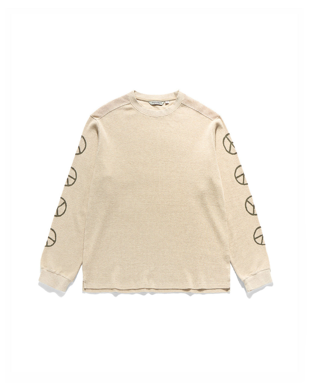 Eastlogue - Peace Symbol L.s T-shirts (Oatmeal) product image 5 | TRAB K-Fashion Australia