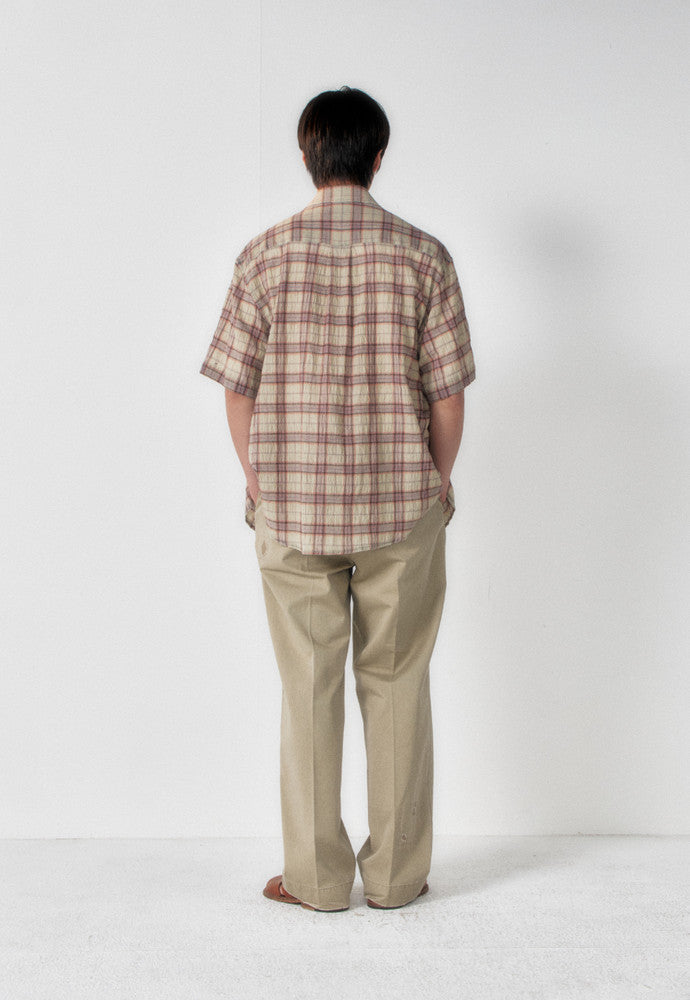 Art if acts - Vintage Check Half Shirt (Jade) product image 5 | TRAB K-Fashion Australia