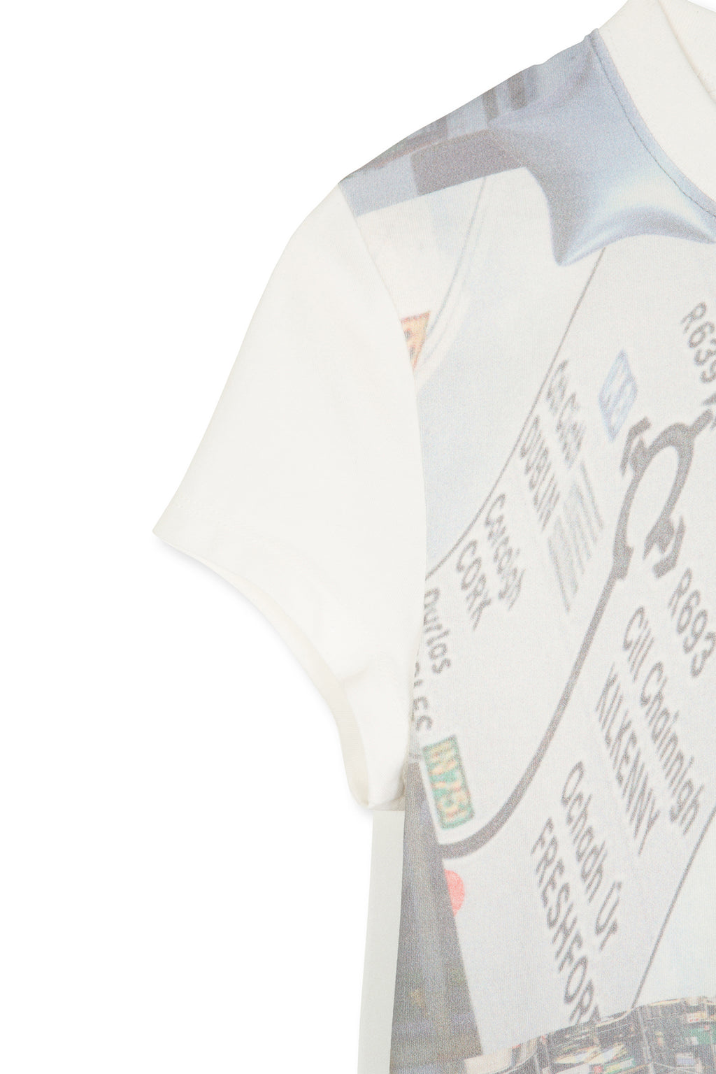 Matin Kim - Peaches Photography Crop Top (White) product image 5 | TRAB K-Fashion Australia