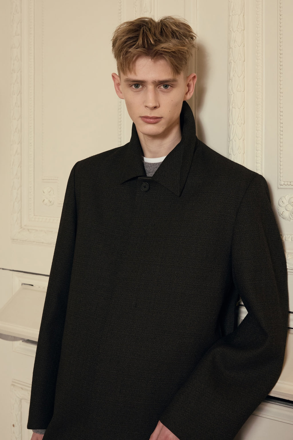 STU - Crease Mac Coat (Brown) product image 13 | TRAB K-Fashion Australia