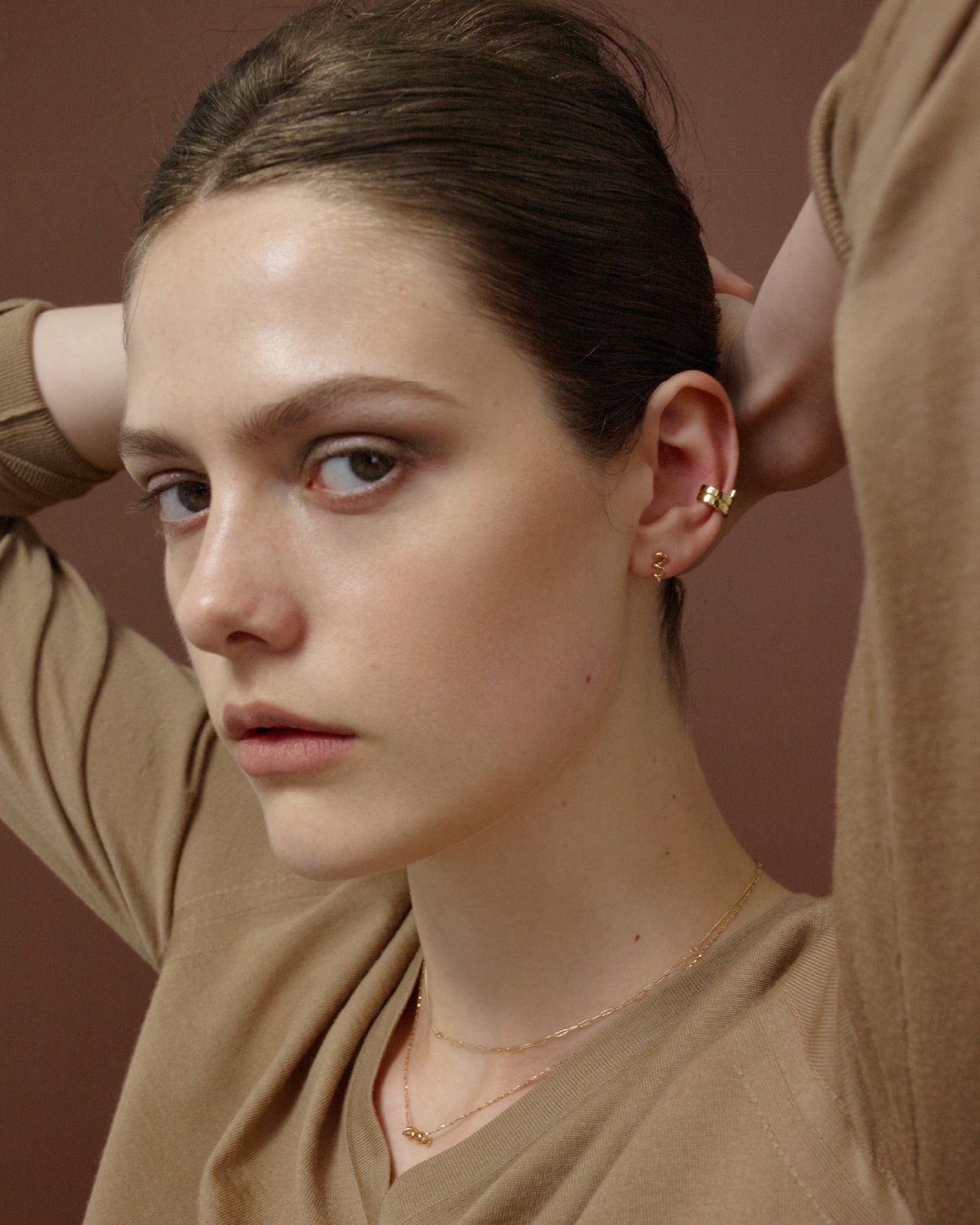 Numbering - Flat Coil Ear Cuff (2.25 turns) #4301 product image 2 | TRAB K-Fashion Australia