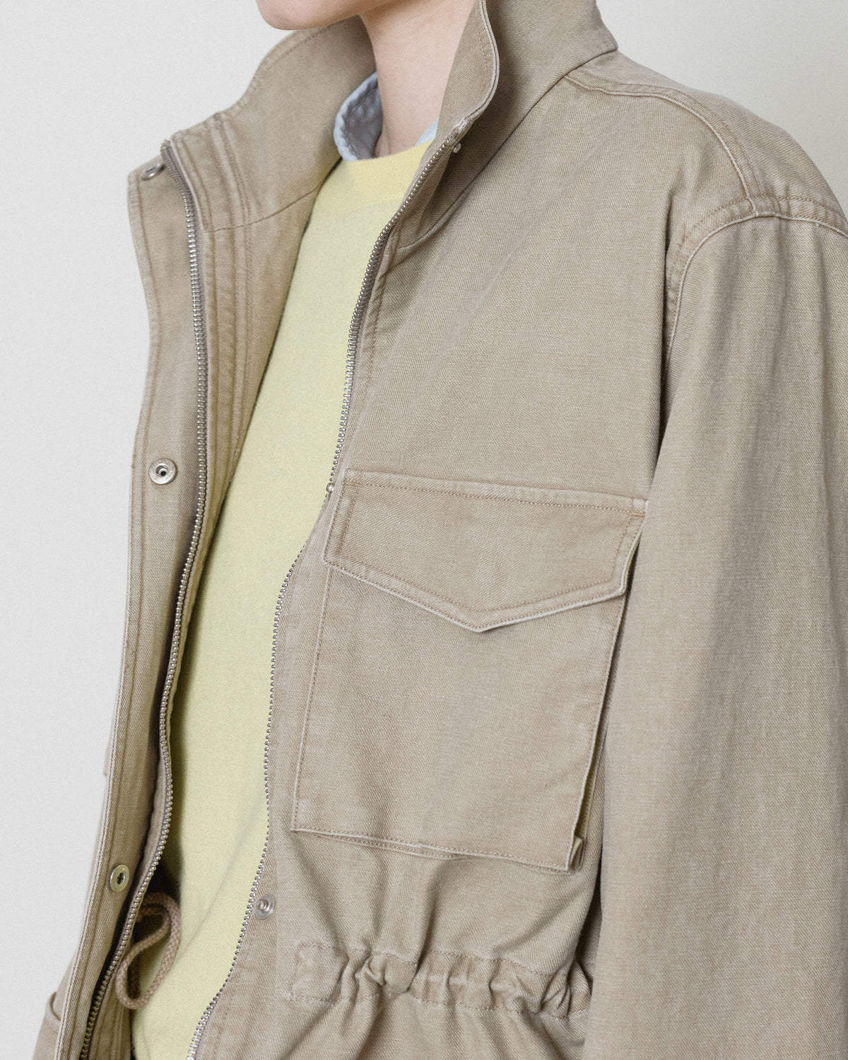 Brownyard - M-65 Field Jacket (Washed Beige) product image 6 | TRAB K-Fashion Australia