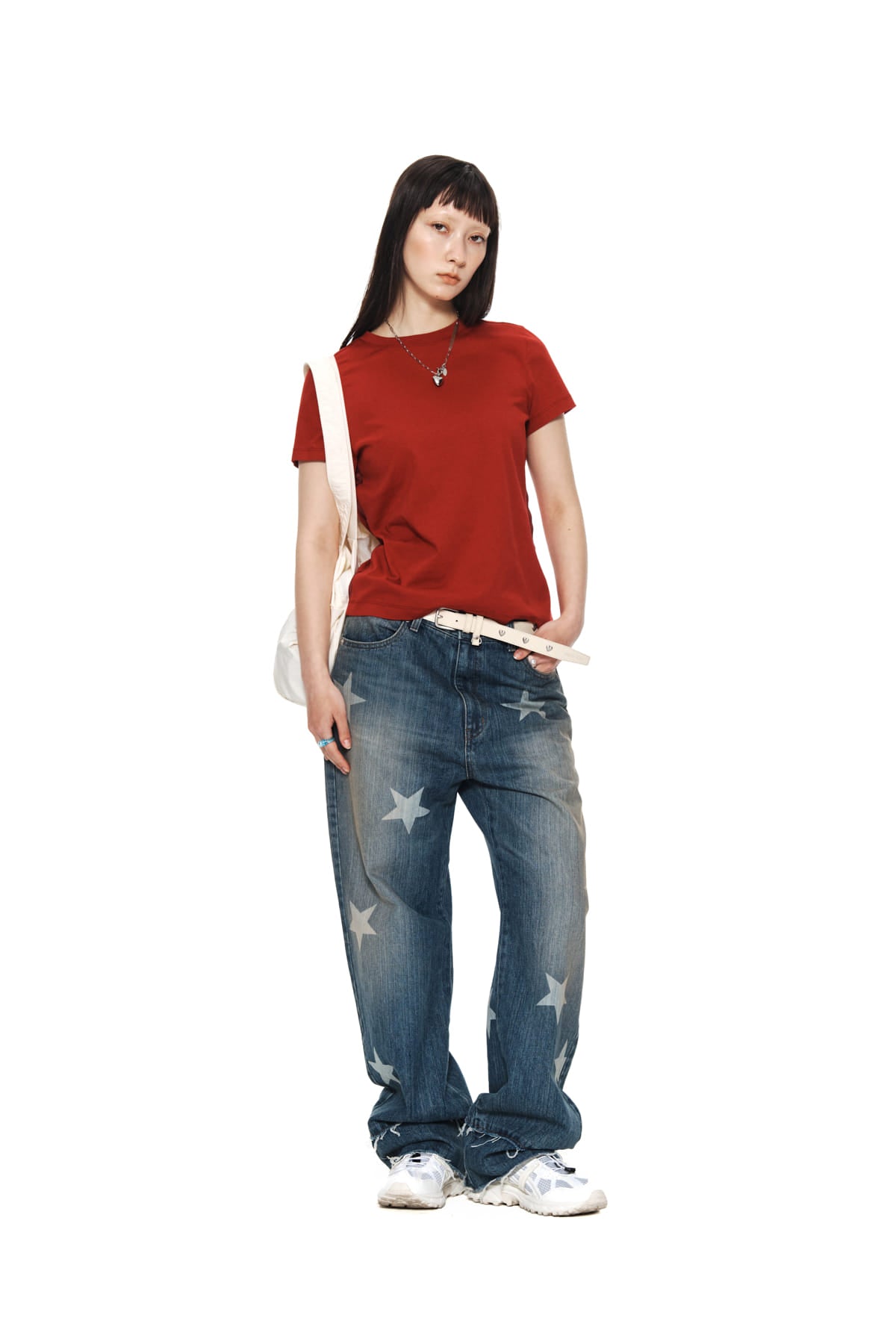 Matin Kim - Starlight Washed Denim Pants (Blue) product image 9 | TRAB K-Fashion Australia