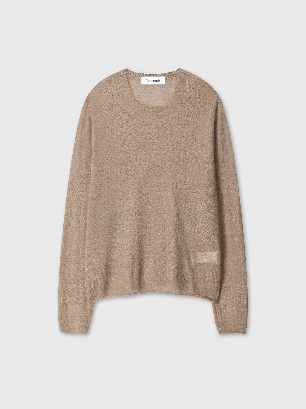Tonywack - Kid Mohair Raw Knit (Sand Beige) product image 8 | TRAB K-Fashion Australia