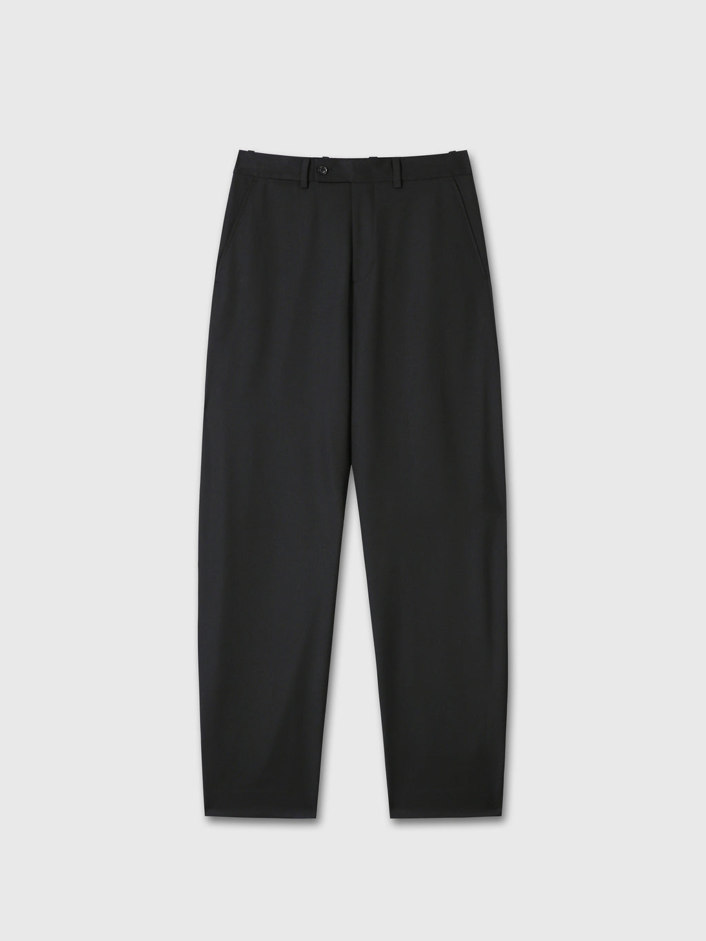 Tonywack - Wool Twill Curved-Leg Strap Trousers (Black) product image 8 | TRAB K-Fashion Australia