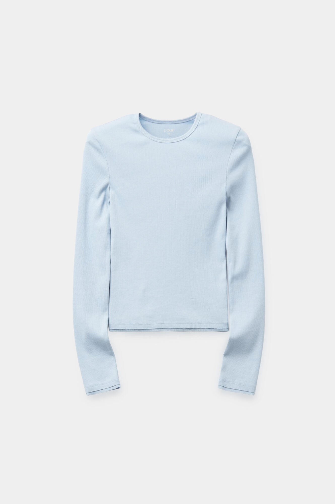 Coor - Double Cut-Off Long Sleeve (Light Blue) product image 1 | TRAB K-Fashion Australia