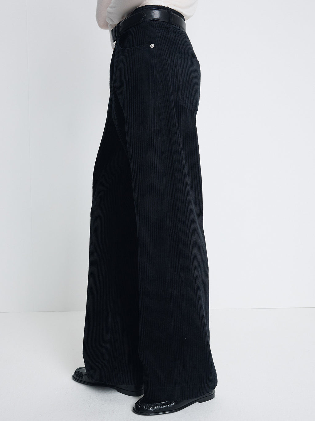 Tonywack - Wide-Leg Corduroy Pants (Midnight) product image 5 | TRAB K-Fashion Australia