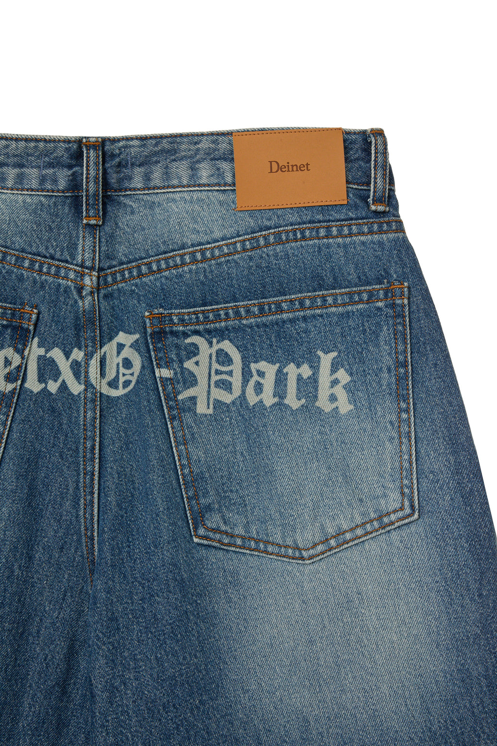Deinet - Dj Park Back Lettering Denim (Blue) product image 6 | TRAB K-Fashion Australia