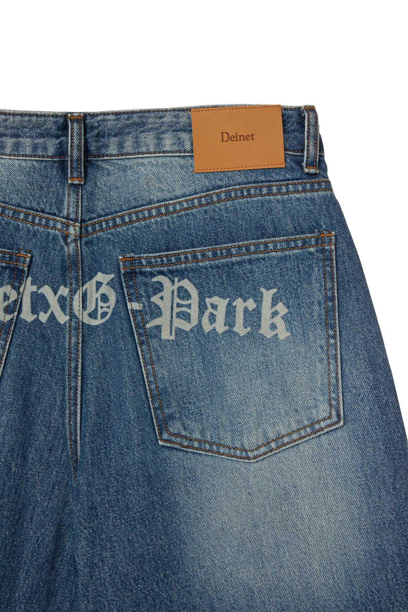 Deinet - Dj Park Back Lettering Denim (Blue) product image 6 | TRAB K-Fashion Australia