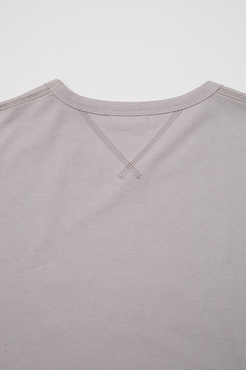 Coor - Chain Stitch Pointed Crop T-Shirt (Light Purple) product image 6 | TRAB K-Fashion Australia