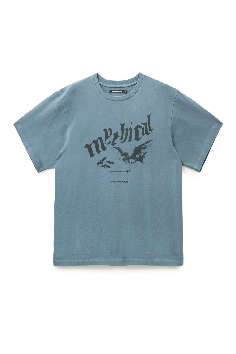 Hatchingroom - Mythical Angel Tee Over Dyed Sky (Blue) product image 1 | TRAB K-Fashion Australia