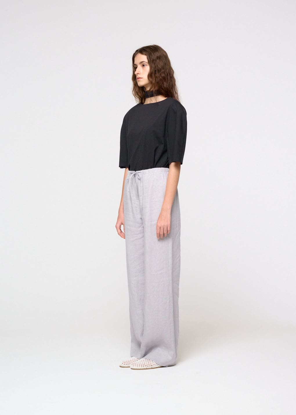 Amomento - [Pre-Order] Padded Jersey Top (Charcoal) product image 3 | TRAB K-Fashion Australia