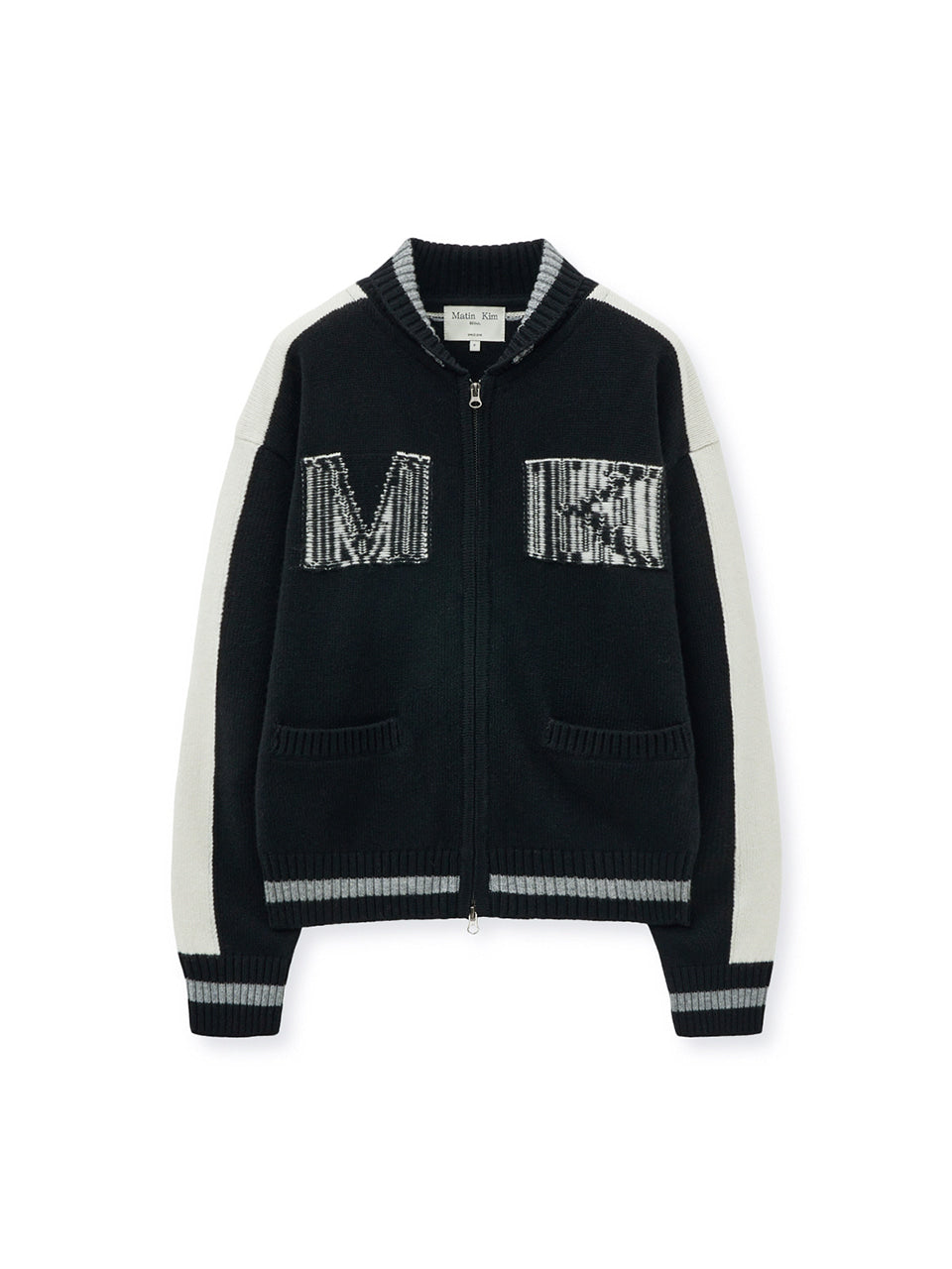 Matin Kim - Matin Kim Initial Knit Zip Up (Pink) product image 11 | TRAB K-Fashion Australia