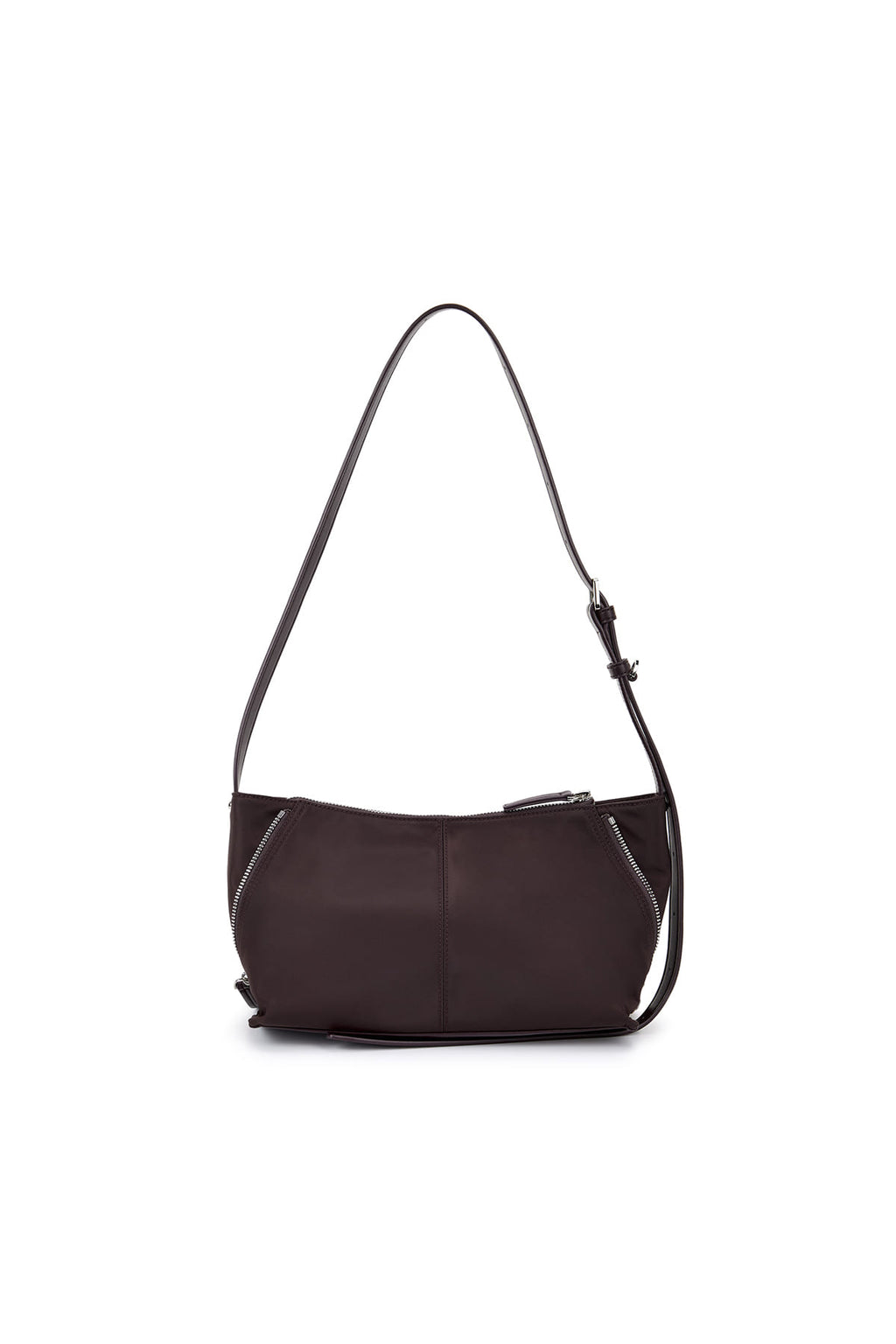 Matin Kim - Side Zipper Fabric Two Way Bag (Wine) product image 5 | TRAB K-Fashion Australia
