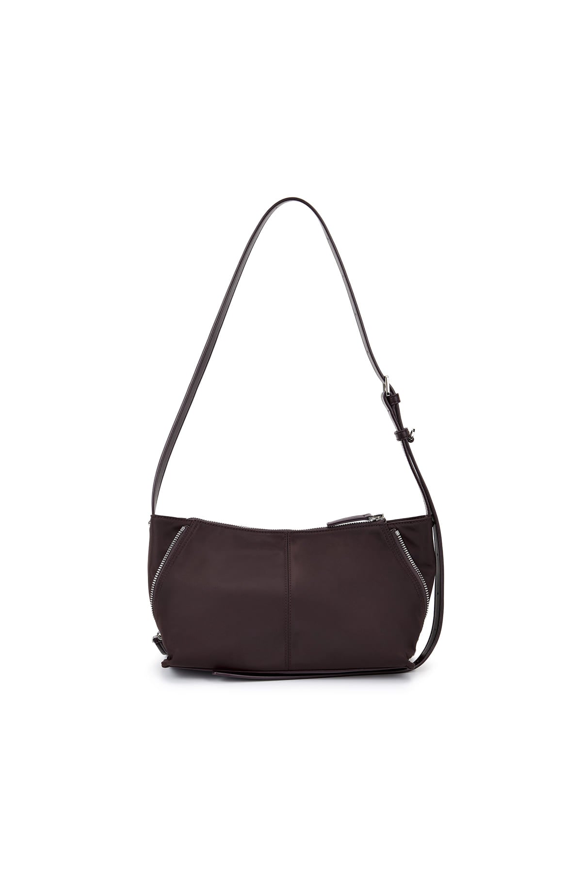 Matin Kim - Side Zipper Fabric Two Way Bag (Wine) product image 5 | TRAB K-Fashion Australia