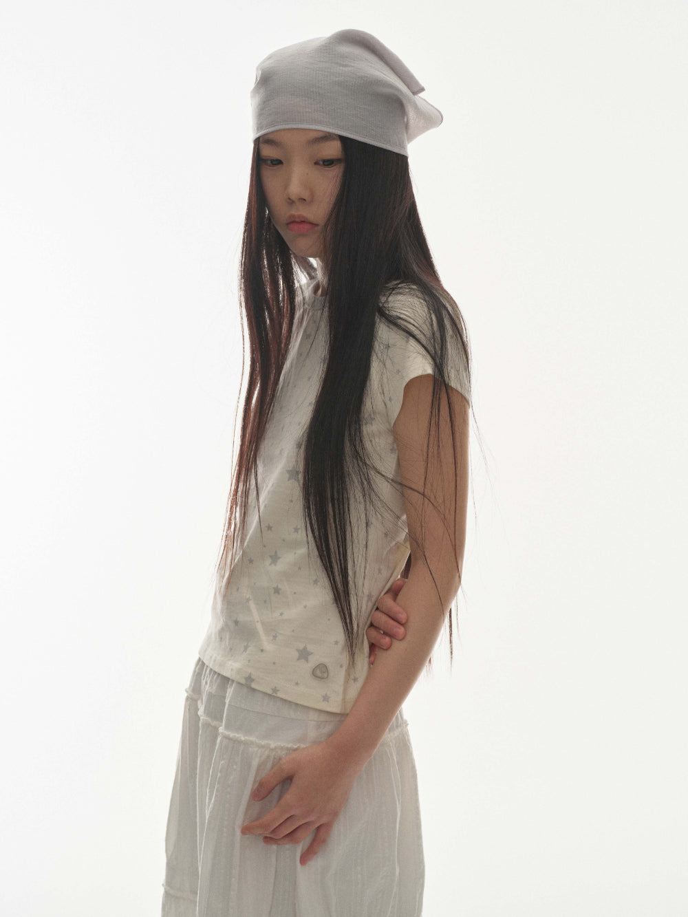 Coyseio - Milky Star T-Shirt (Ivory) product image 2 | TRAB K-Fashion Australia