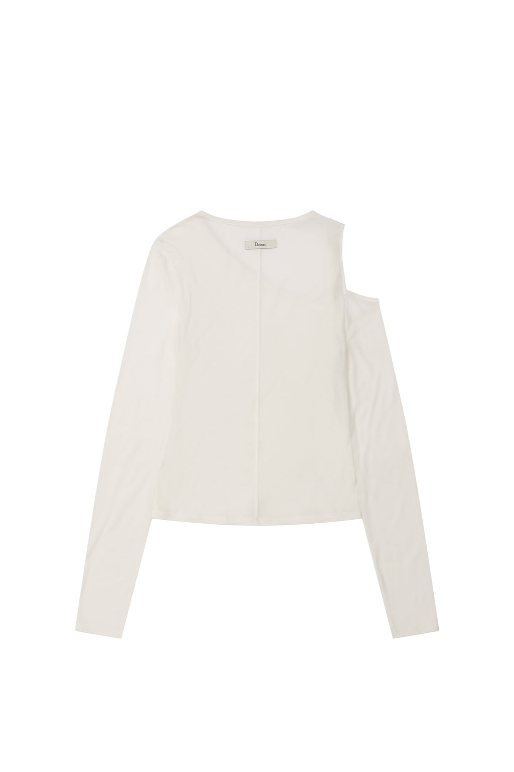 Deinet - One Shoulder Draped Asymmetric Top (White) product image 11 | TRAB K-Fashion Australia