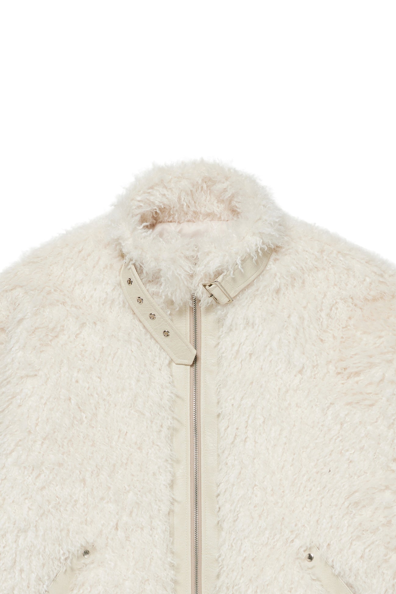 Deinet - Bizzo Point Faux Fur Jumper (Ivory) product image 15 | TRAB K-Fashion Australia