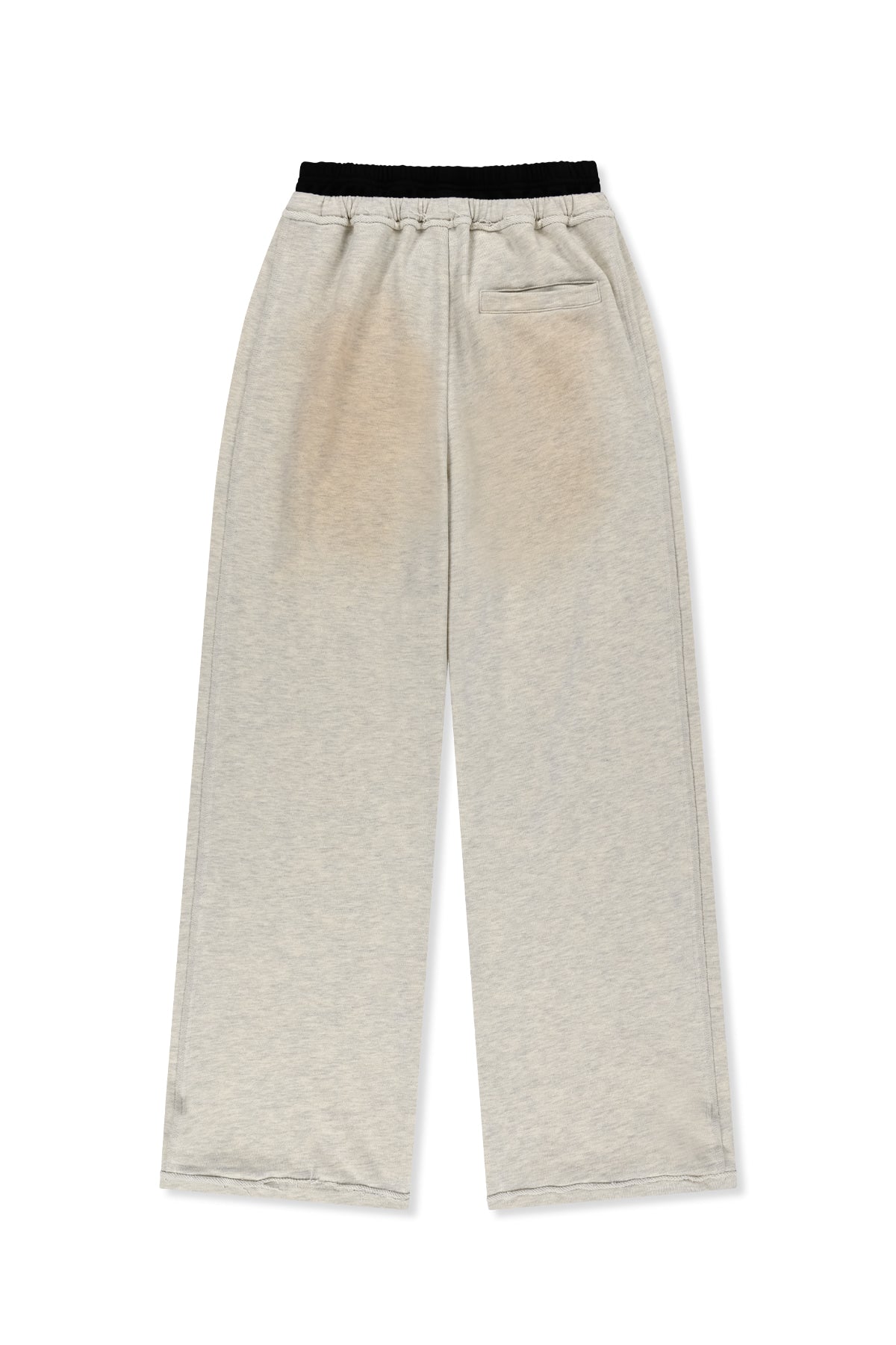Matin Kim - Vintage Washed Color Contrast Sweatpants (Light Beige) product image 2 | TRAB K-Fashion Australia
