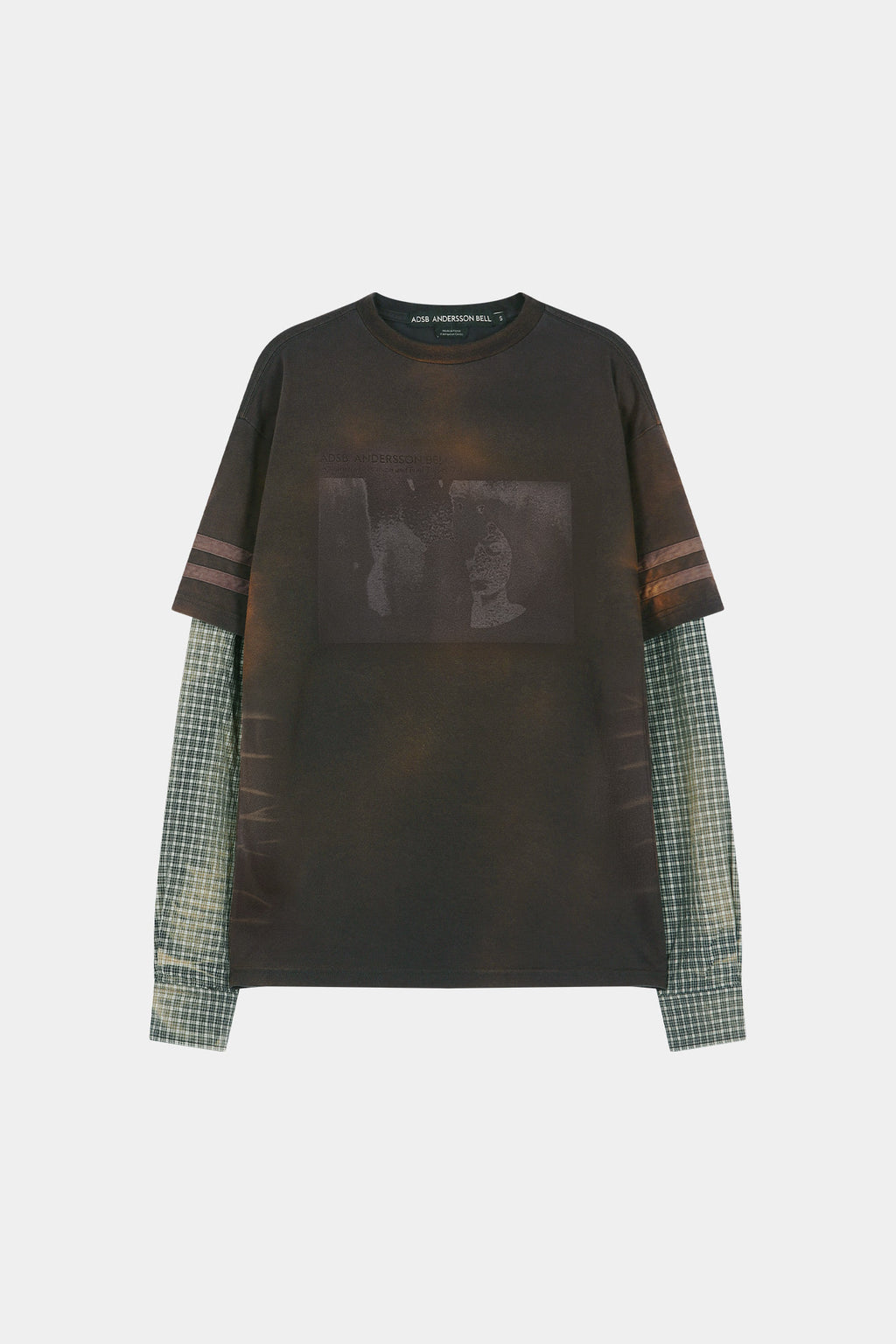 Andersson Bell - Layered Sleeve Graphic T-Shirt (faded Black) (Faded Black) product image 9 | TRAB K-Fashion Australia