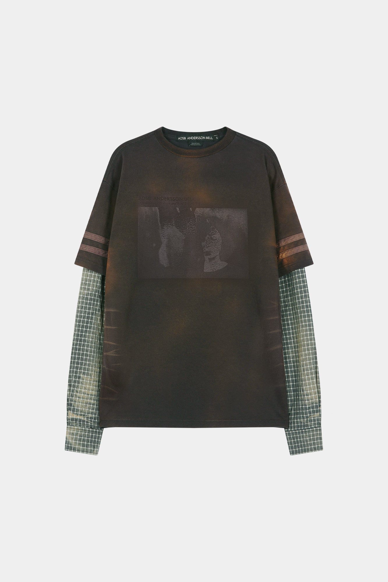 Andersson Bell - Layered Sleeve Graphic T-Shirt (faded Black) (Faded Black) product image 9 | TRAB K-Fashion Australia