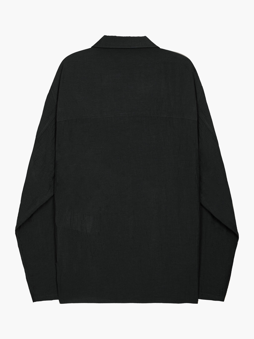 Jiyong Kim - Layered Zip-Up Shirt (Black) product image 2 | TRAB K-Fashion Australia