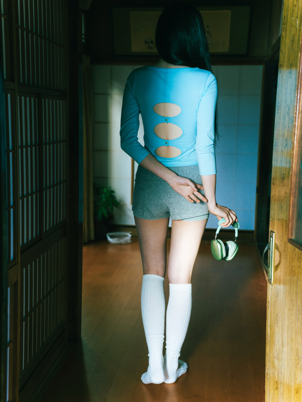 Coyseio - Cozy Shorts (Grey) product image 4 | TRAB K-Fashion Australia