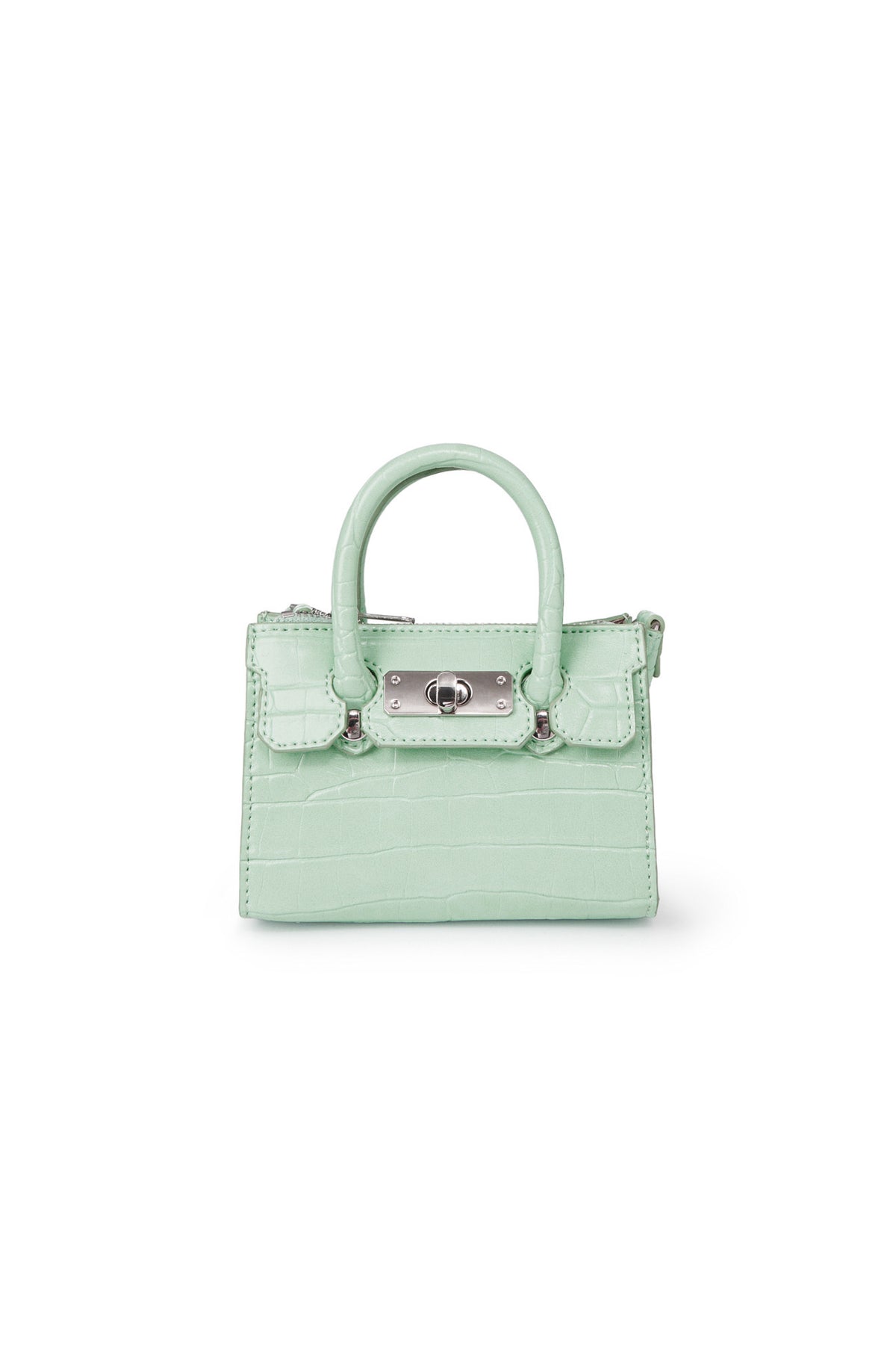 Deinet - Crocodile Pattern Chain Mini Bag (Mint) product image 4 | TRAB K-Fashion Australia