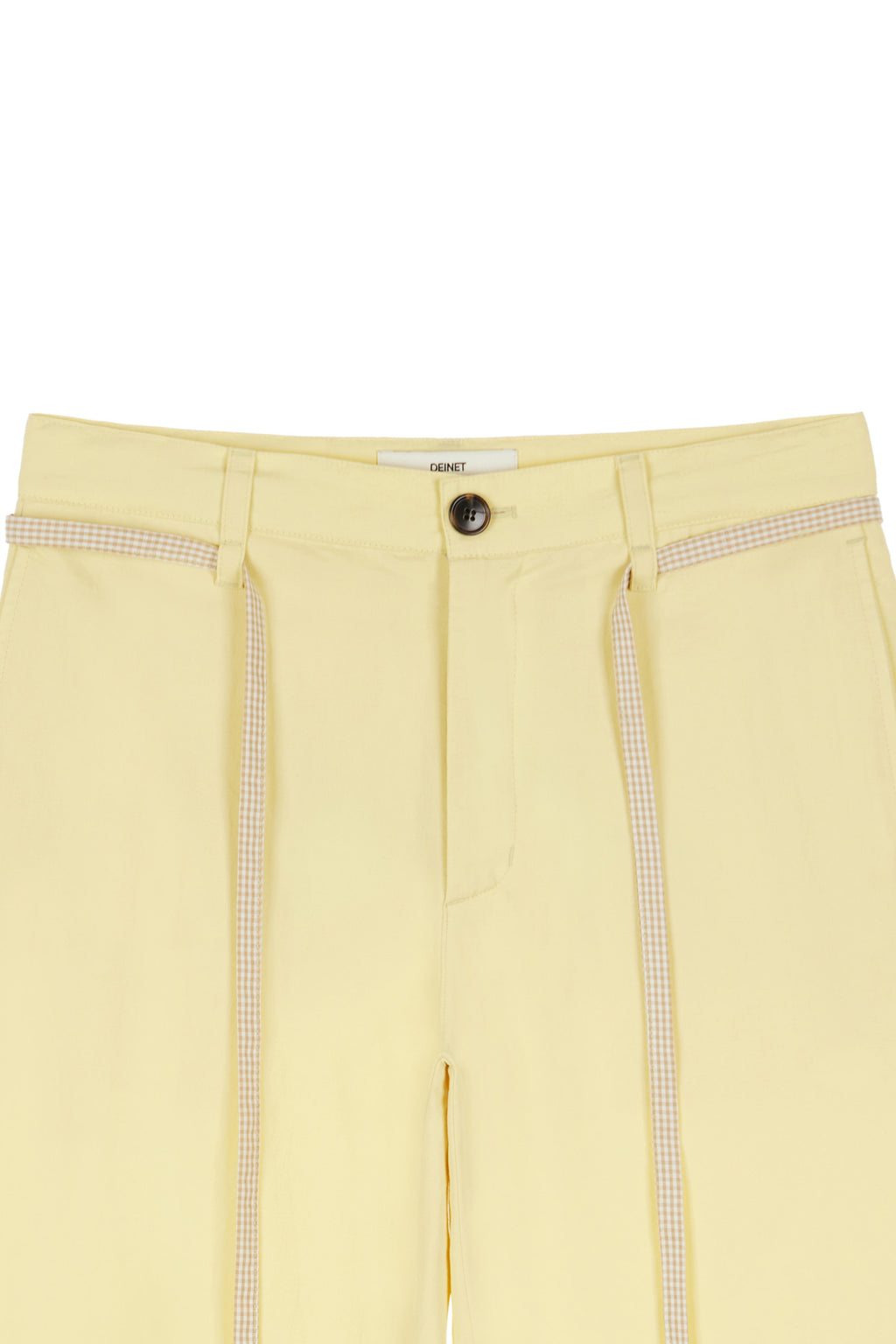 Deinet - Deinet Check String Pants (Yellow) product image 3 | TRAB K-Fashion Australia
