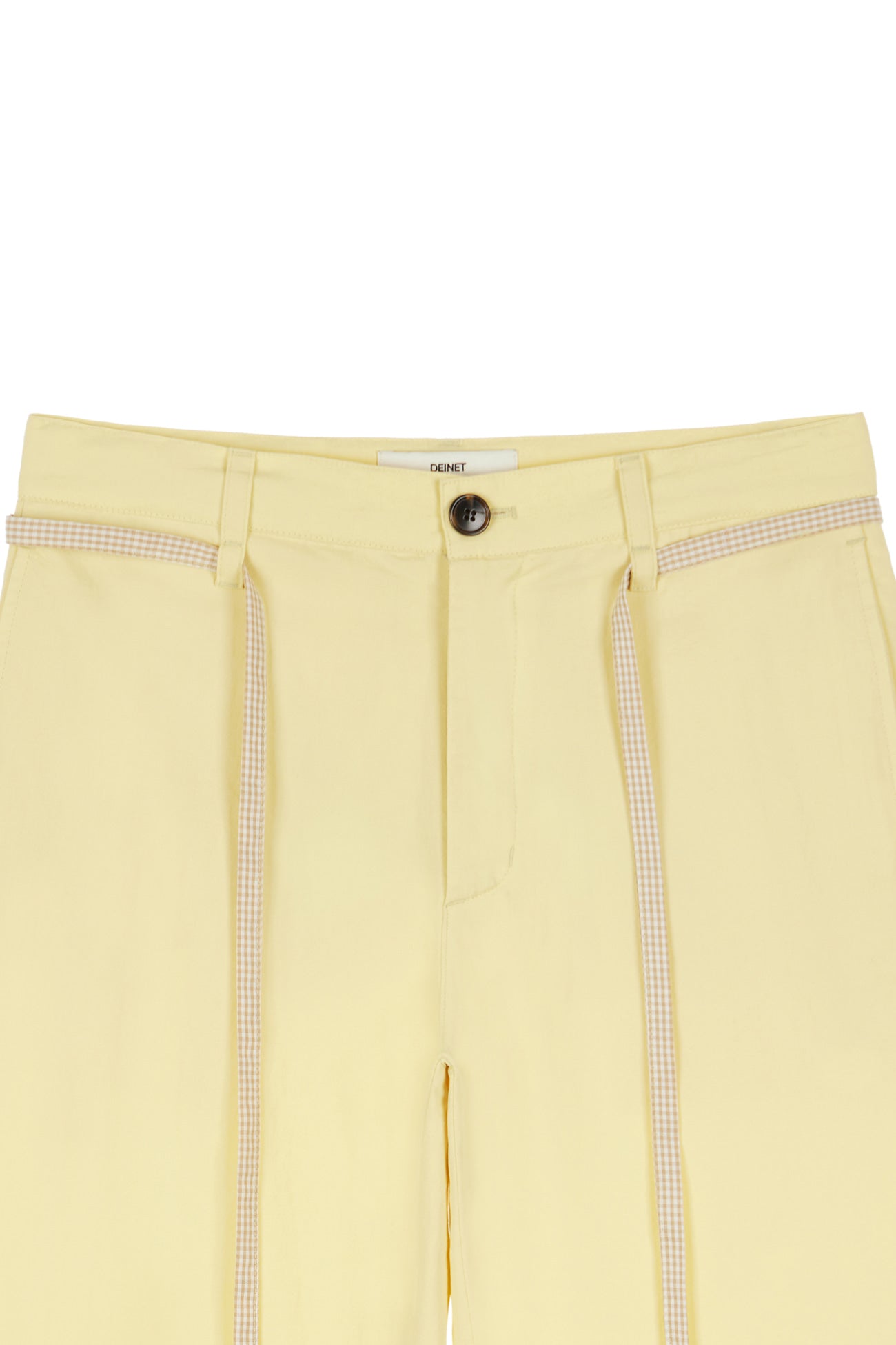 Deinet - Deinet Check String Pants (Yellow) product image 3 | TRAB K-Fashion Australia