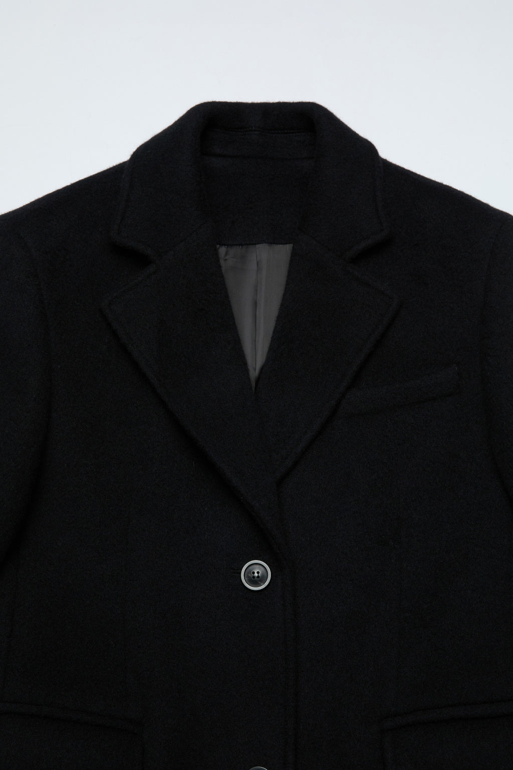 Coor - Wool Cashmere Blend Single Coat (Black) product image 5 | TRAB K-Fashion Australia