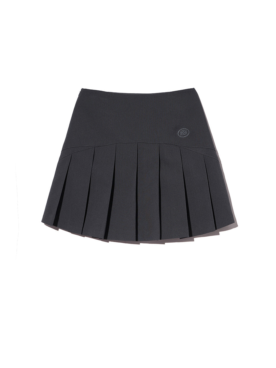 Kijun - Arc Tennis Mini Skirt (Charcoal) product image 10 | TRAB K-Fashion Australia