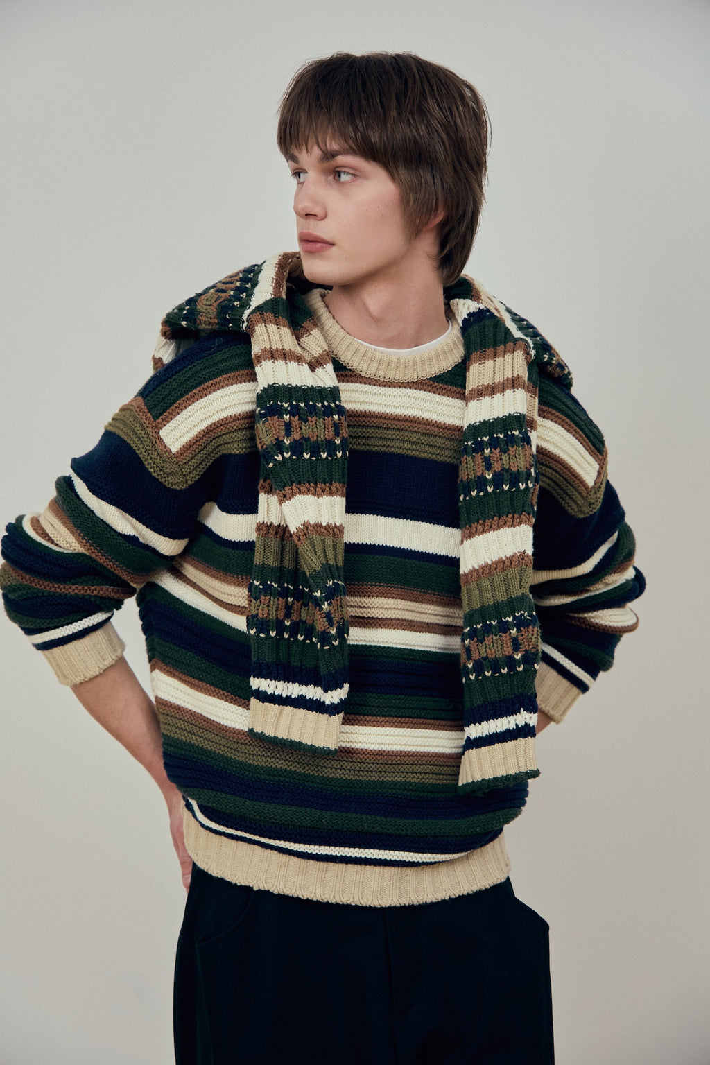 STU - Multi Color Stripe (Knit) product image 7 | TRAB K-Fashion Australia