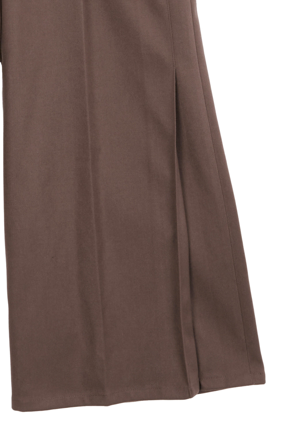 Matin Kim - Side Pleats Trouser (Brown) product image 4 | TRAB K-Fashion Australia