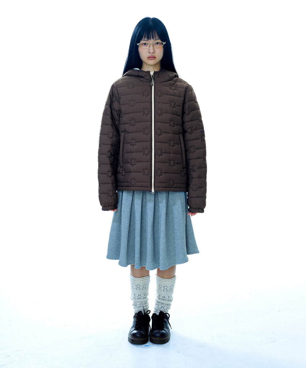 Coyseio - Fluffy Light Padded Jacket (Brown) product image 10 | TRAB K-Fashion Australia