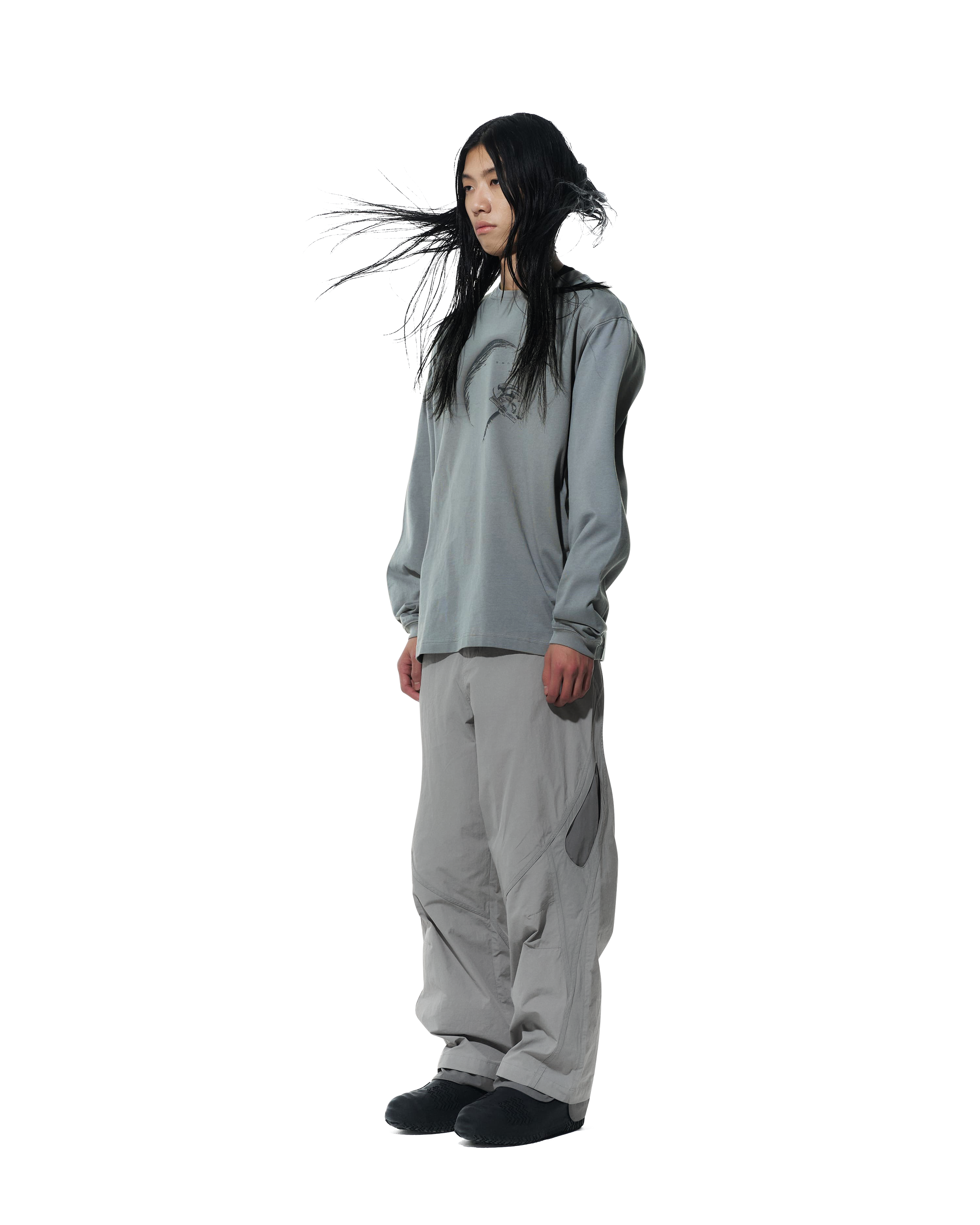 San San Gear - Space Long Sleeves (Grey) product image 2 | TRAB K-Fashion Australia