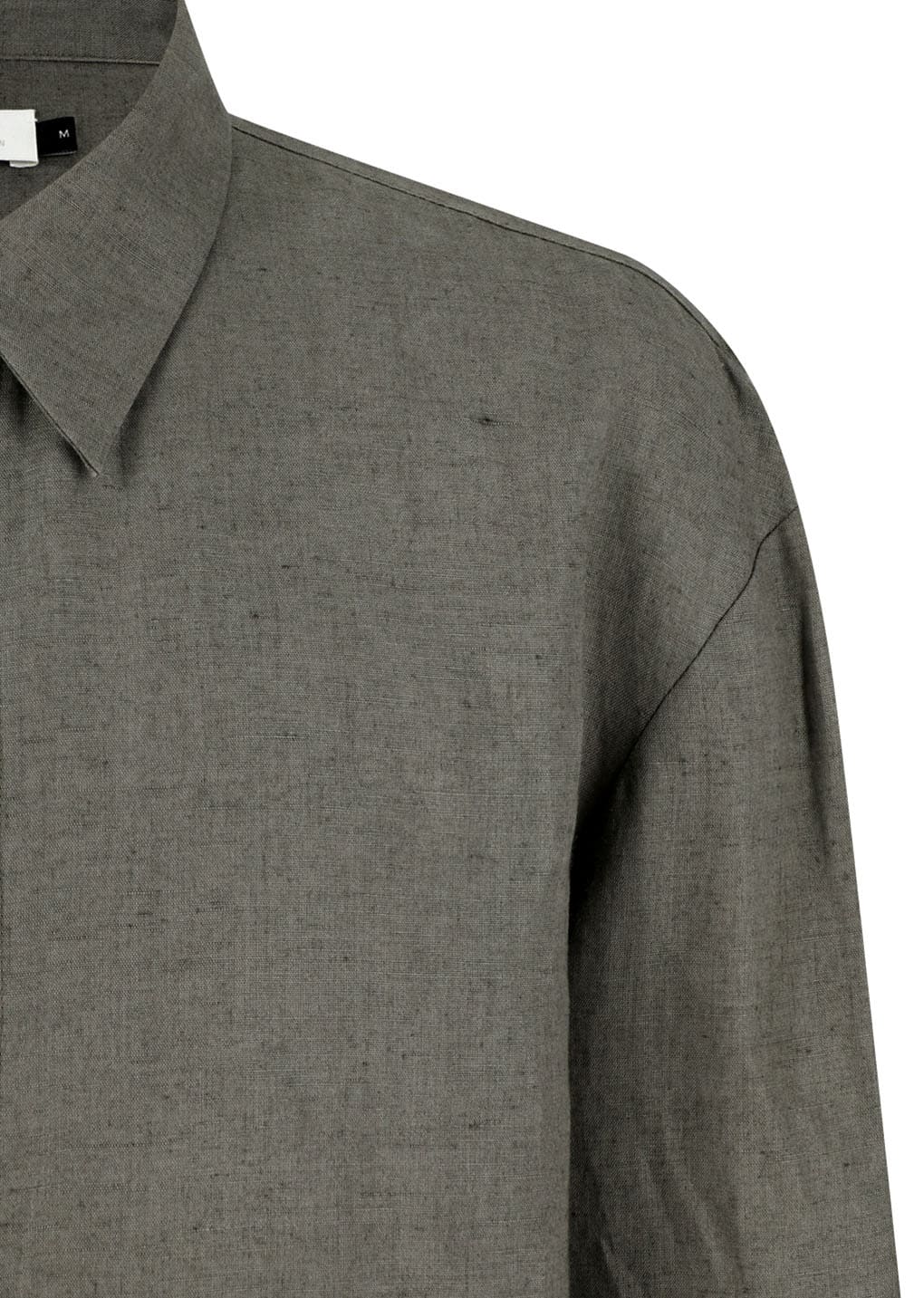 Amomento - Linen Oversized Shirt (Khaki) product image 9 | TRAB K-Fashion Australia
