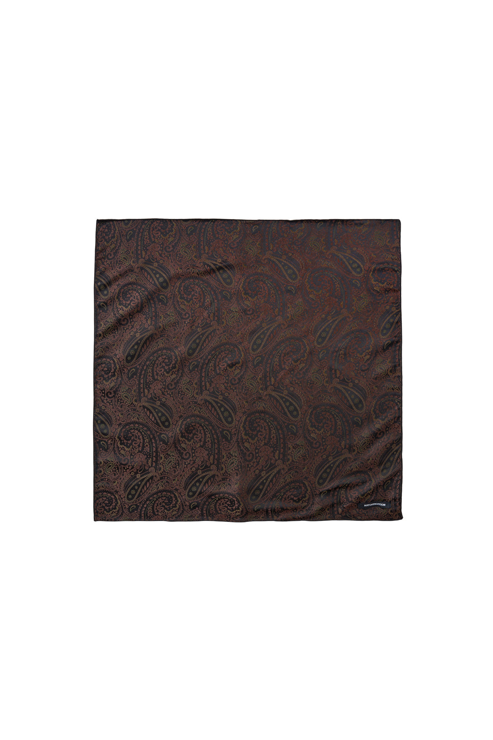 Hatchingroom - Paisley Bandana Scarf (Khaki) product image 2 | TRAB K-Fashion Australia