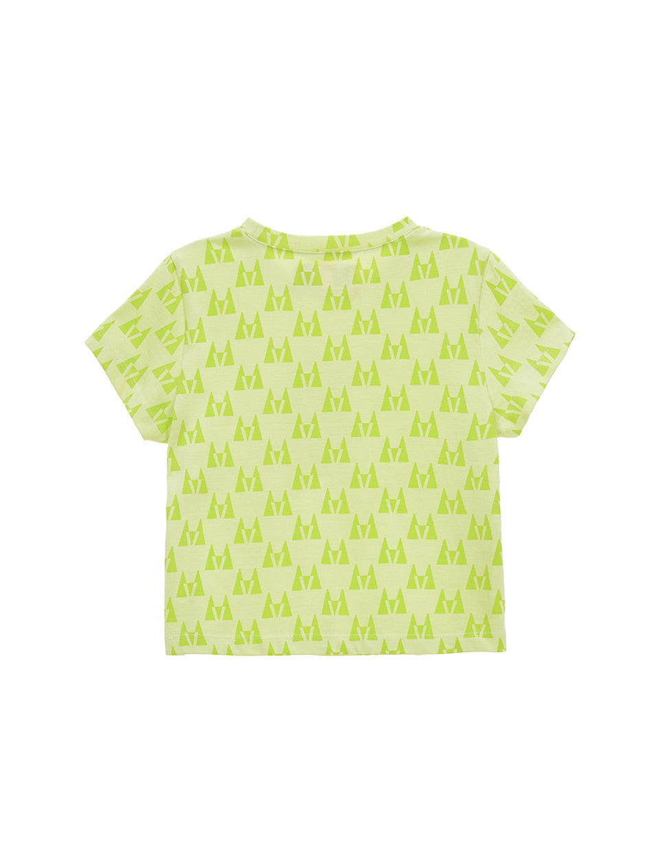 Matin Kim - Matin Kim Logo Whole Print Crop Top (Green) product image 2 | TRAB K-Fashion Australia