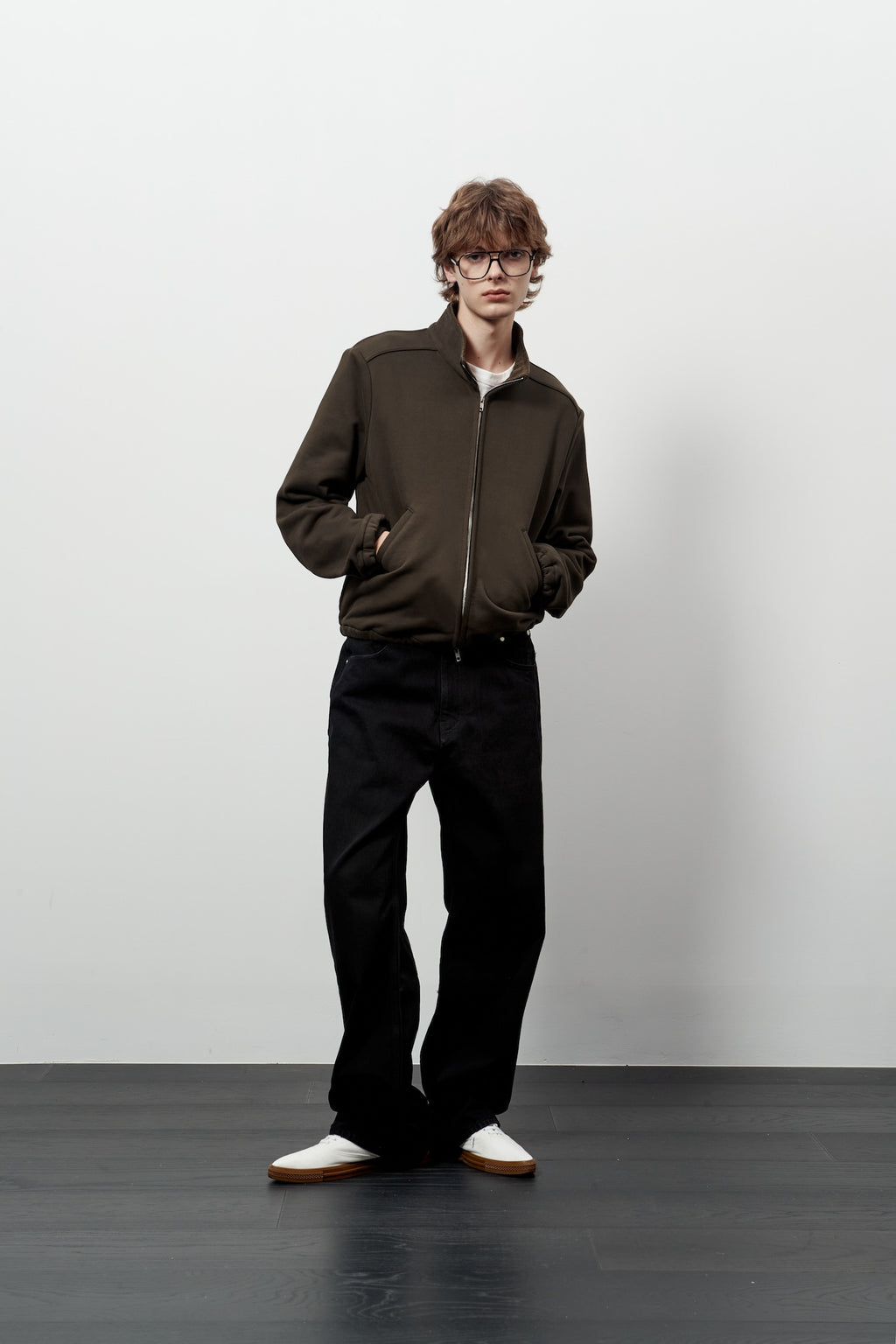 Stu - French Terry Jacket (Brown) product image 11 | TRAB K-Fashion Australia