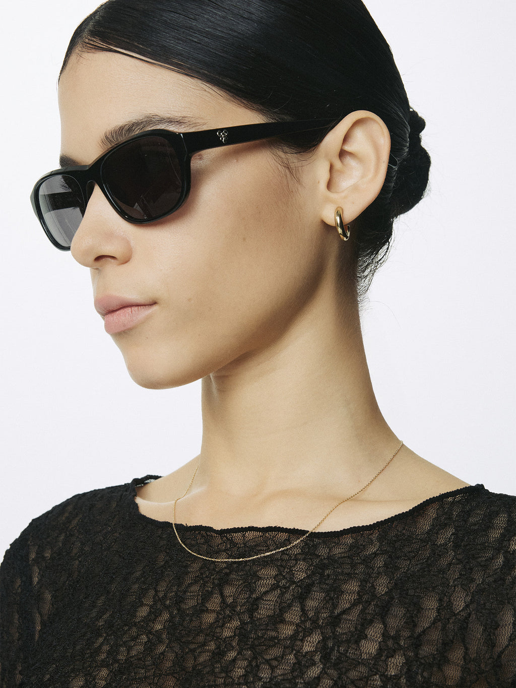 Tonywack - Lace Long Sleeve Top (Black) product image 3 | TRAB K-Fashion Australia