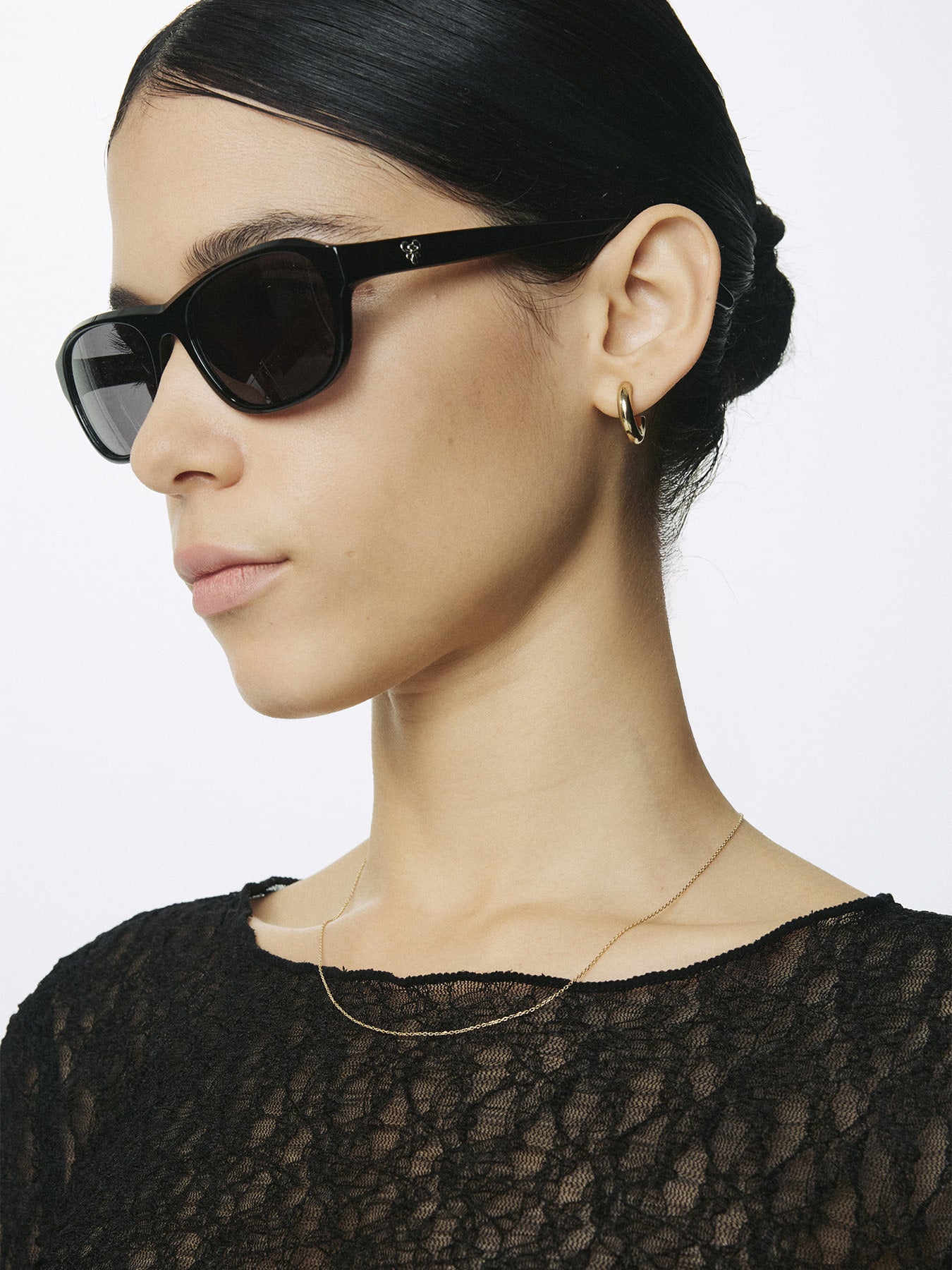 Tonywack - Lace Long Sleeve Top (Black) product image 3 | TRAB K-Fashion Australia