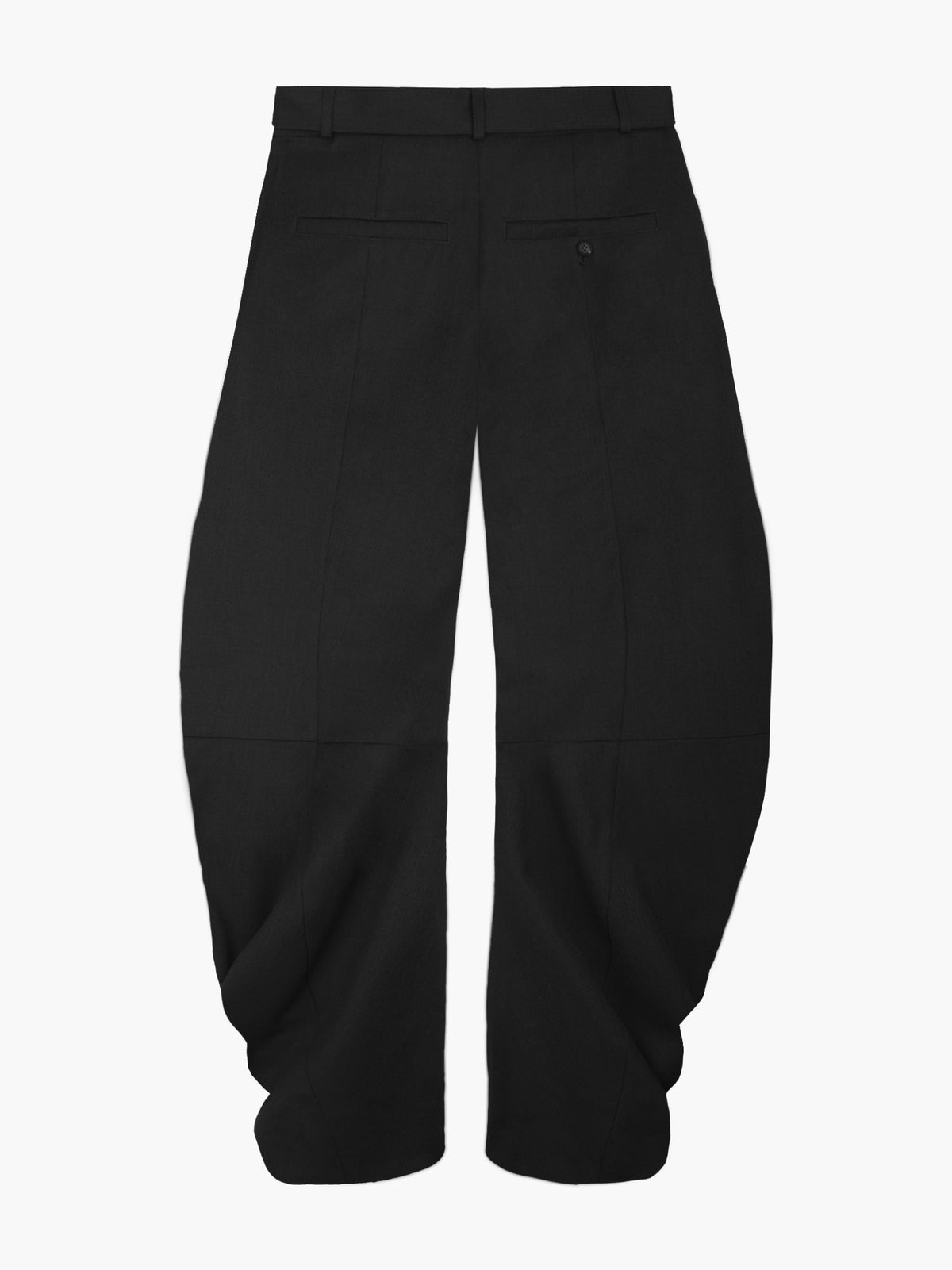 Jiyong Kim - Curved Trousers (Black) product image 8 | TRAB K-Fashion Australia