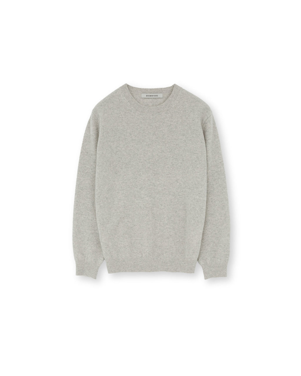 Brownyard - Extra Super Fine Crewneck Knit (Light Grey) product image 3 | TRAB K-Fashion Australia