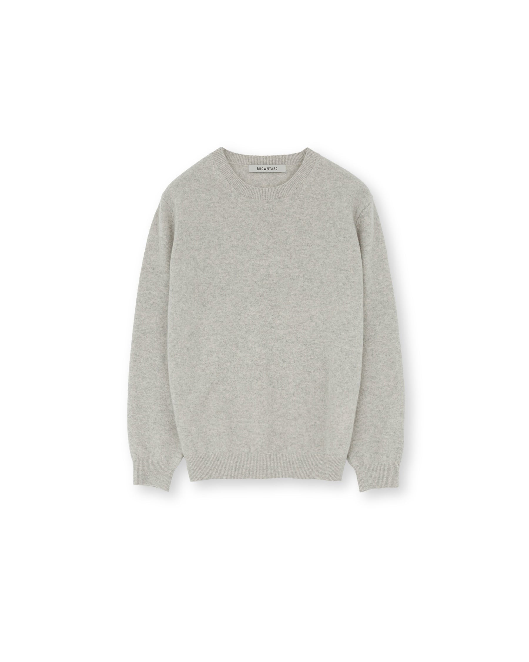 Brownyard - Extra Super Fine Crewneck Knit (Light Grey) product image 3 | TRAB K-Fashion Australia