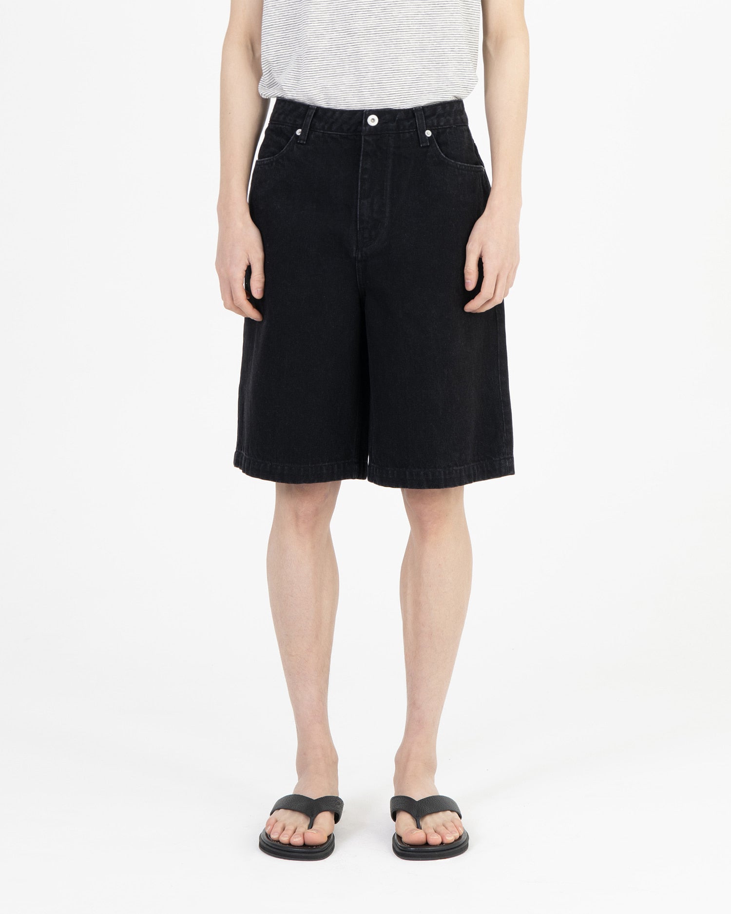 Brownyard - Denim Shorts (Black) product image 1 | TRAB K-Fashion Australia
