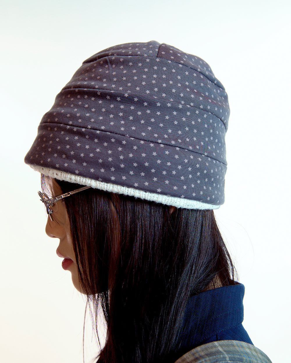 Coyseio - Rough Star Reversible Beanie (Ivory) product image 8 | TRAB K-Fashion Australia