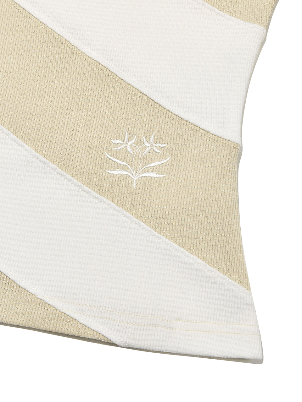 Kijun - Oblique One-Shoulder Top (Beige Off-White) product image 9 | TRAB K-Fashion Australia
