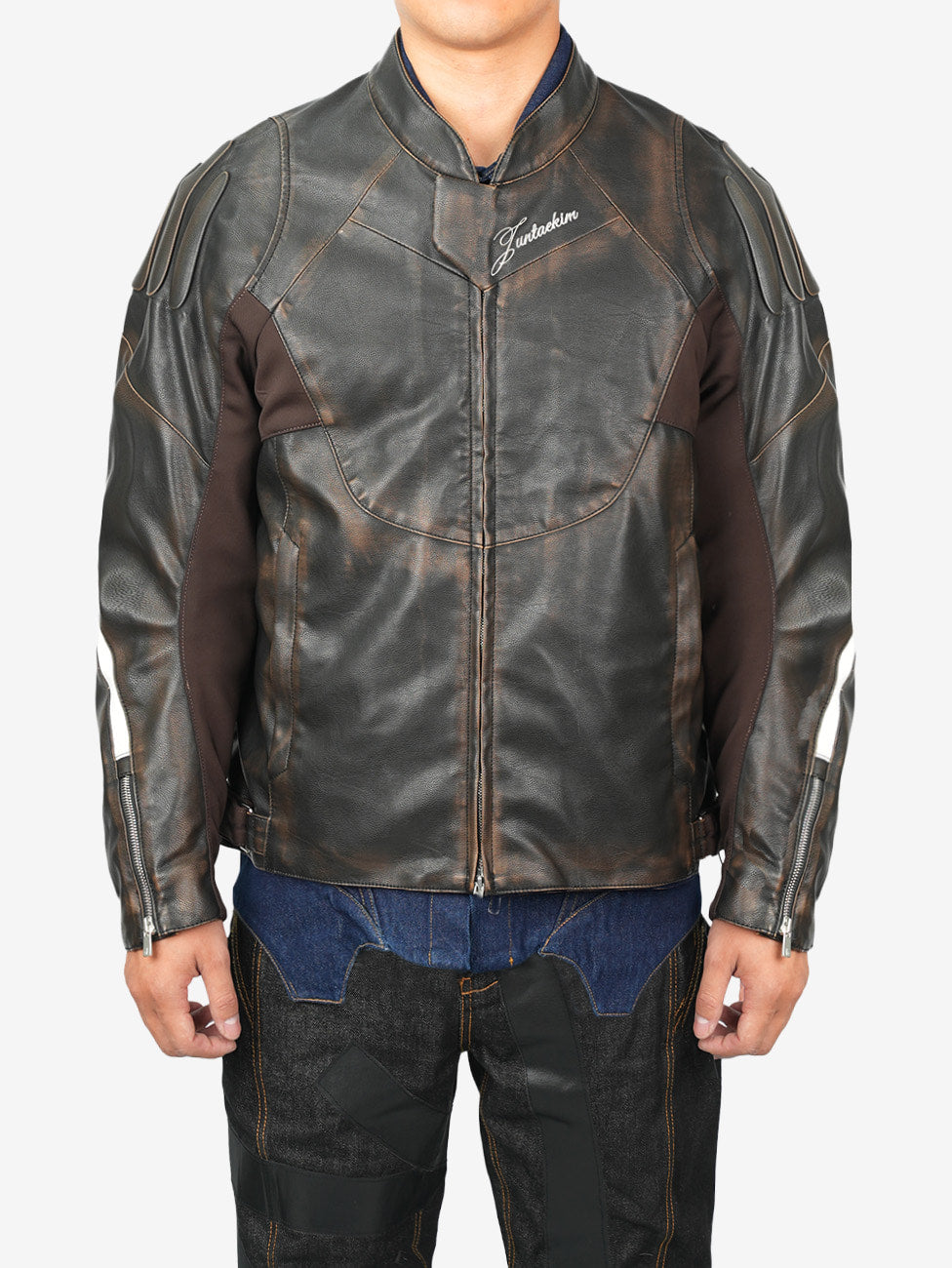 Juntae Kim - Embossed Motorcycle Jacket (OC2) product image 1 | TRAB K-Fashion Australia